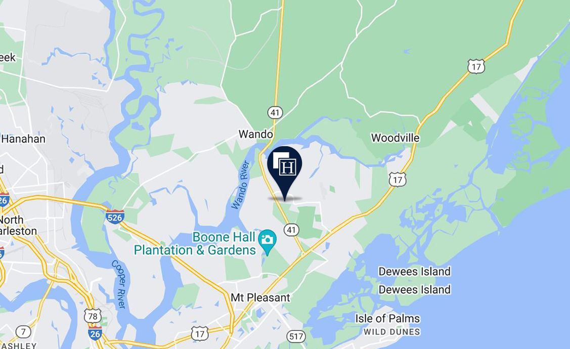 Map of 3003 DUNES WEST BLVD. SUITE 10 MT PLEASANT, SC 29466